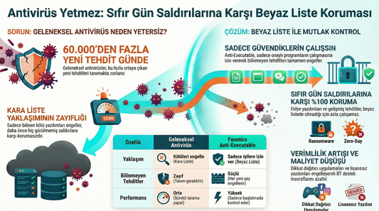 Antivirüsünüz Yetmiyor mu? Faronics Anti-Executable İle Sıfır Gün Saldırılarını Engelleyin