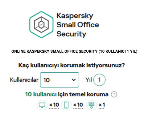 Kaspersky Small Office Security - 1+10 (+10 MOBİL) DVD