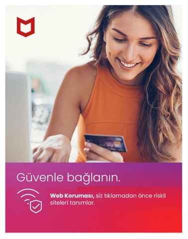 McAfee Total Protection  (10 Cihaz - 1 Yıl) (Copy)